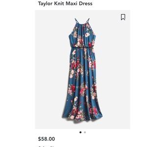 French Grey Floral Maxi Dress | XSP
